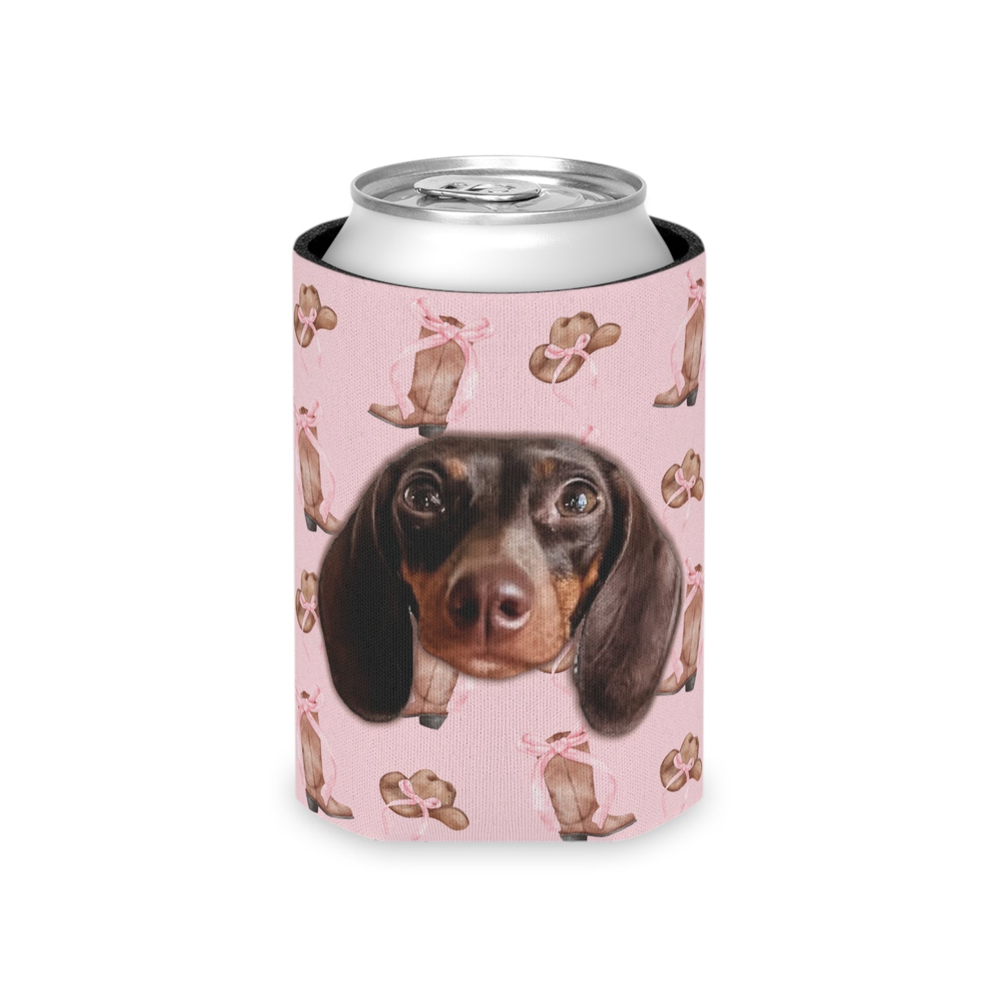 Cowgirlie Couqette Custom Can Cooler Coozie