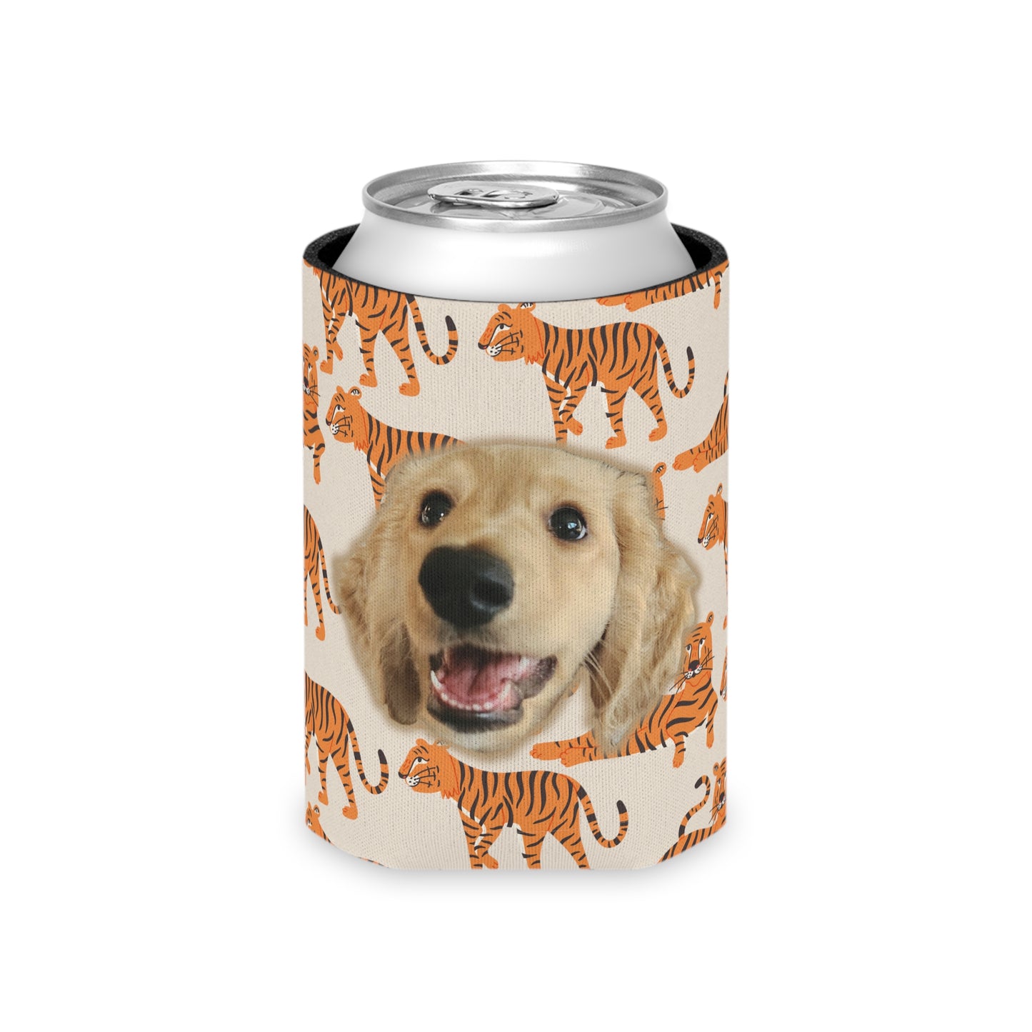 Tiger Time Custom Can Cooler Coozie