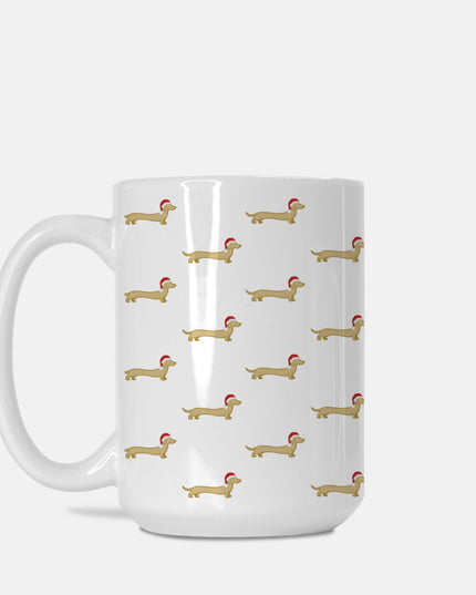 Christmas Coffee Mug - Dach Of Gold Green Coquette