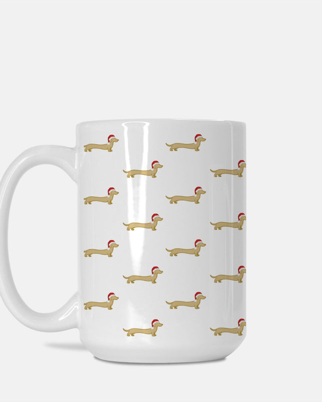 Christmas Coffee Mug - Dach Of Gold Green Coquette