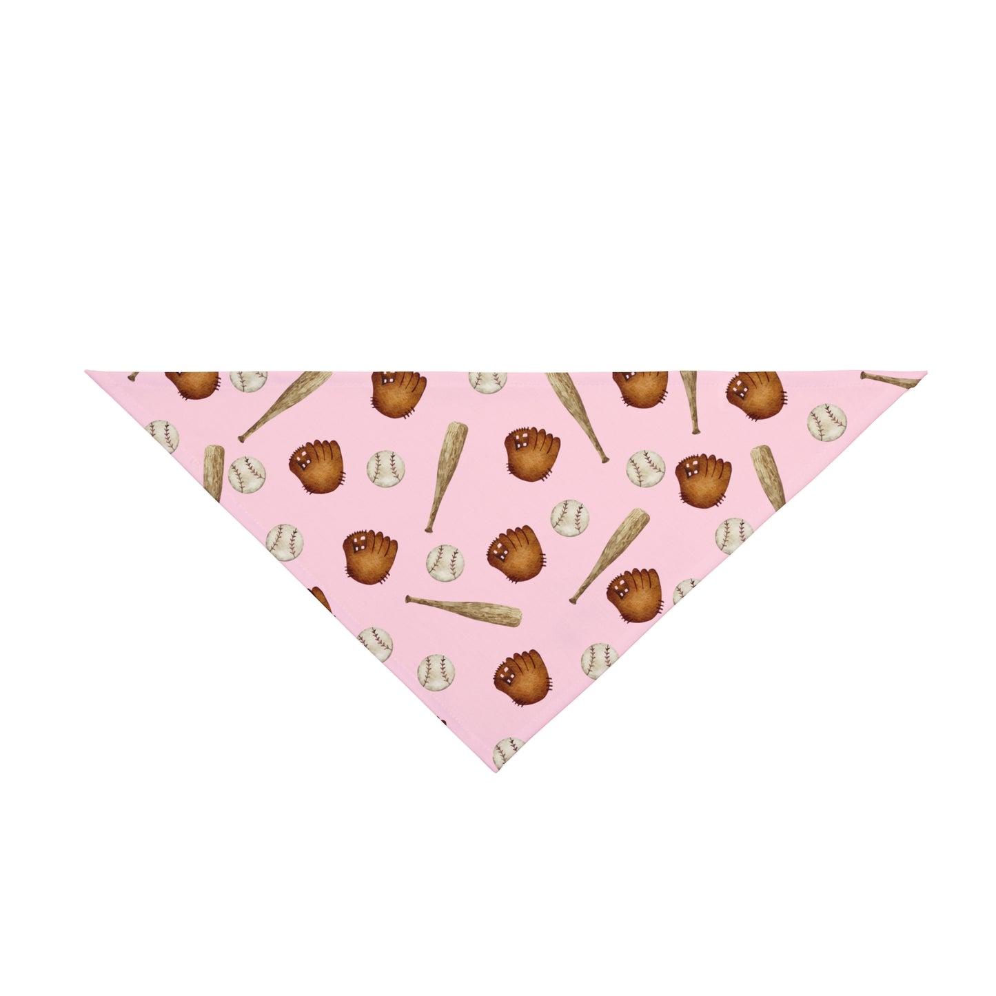 Take Me Out To The Ball Game in Pink Dog Bandana