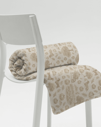 Throw Blanket - Autumn Dachshund Toile