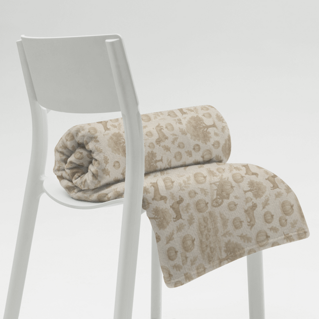 Throw Blanket - Autumn Dachshund Toile