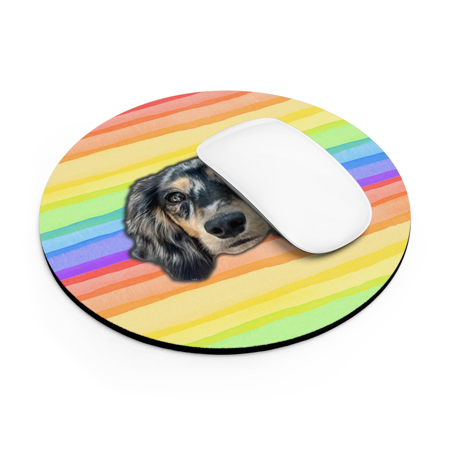 Rainbow Right Bright Mouse Personalized Pad