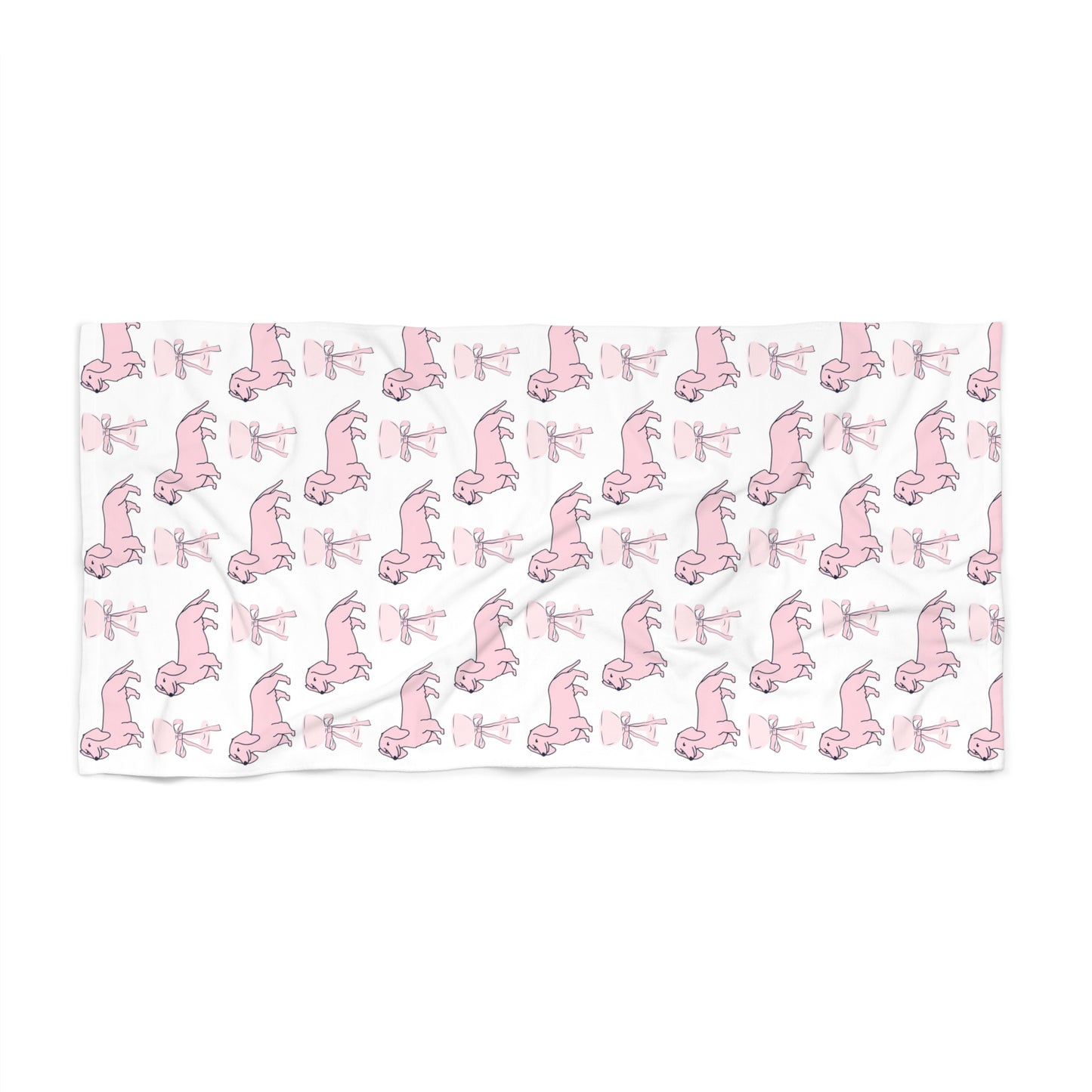 Puppies & Prosecco Beach Towel