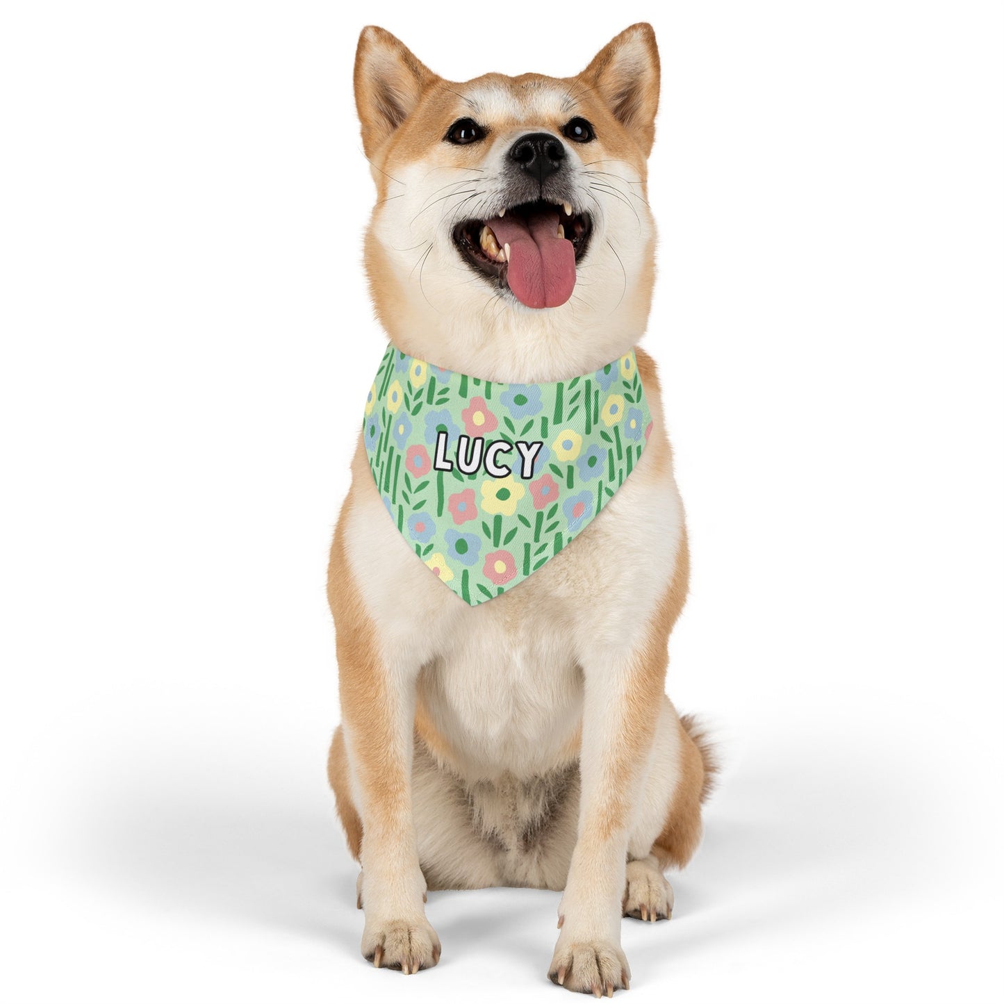 Summer Fun Florals Collar Bandana