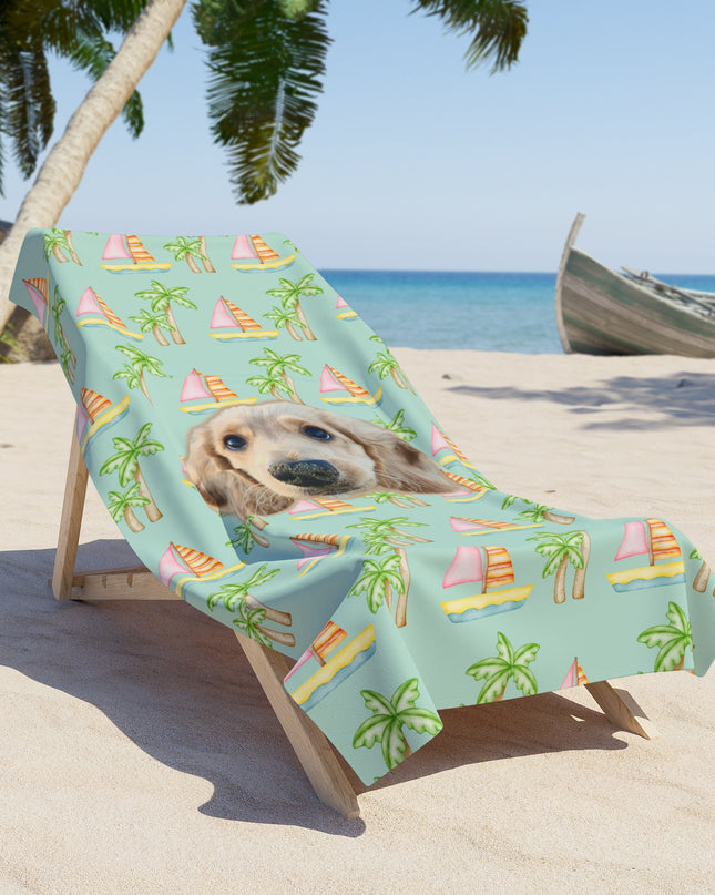 Coastal Sails Custom Beach Towel