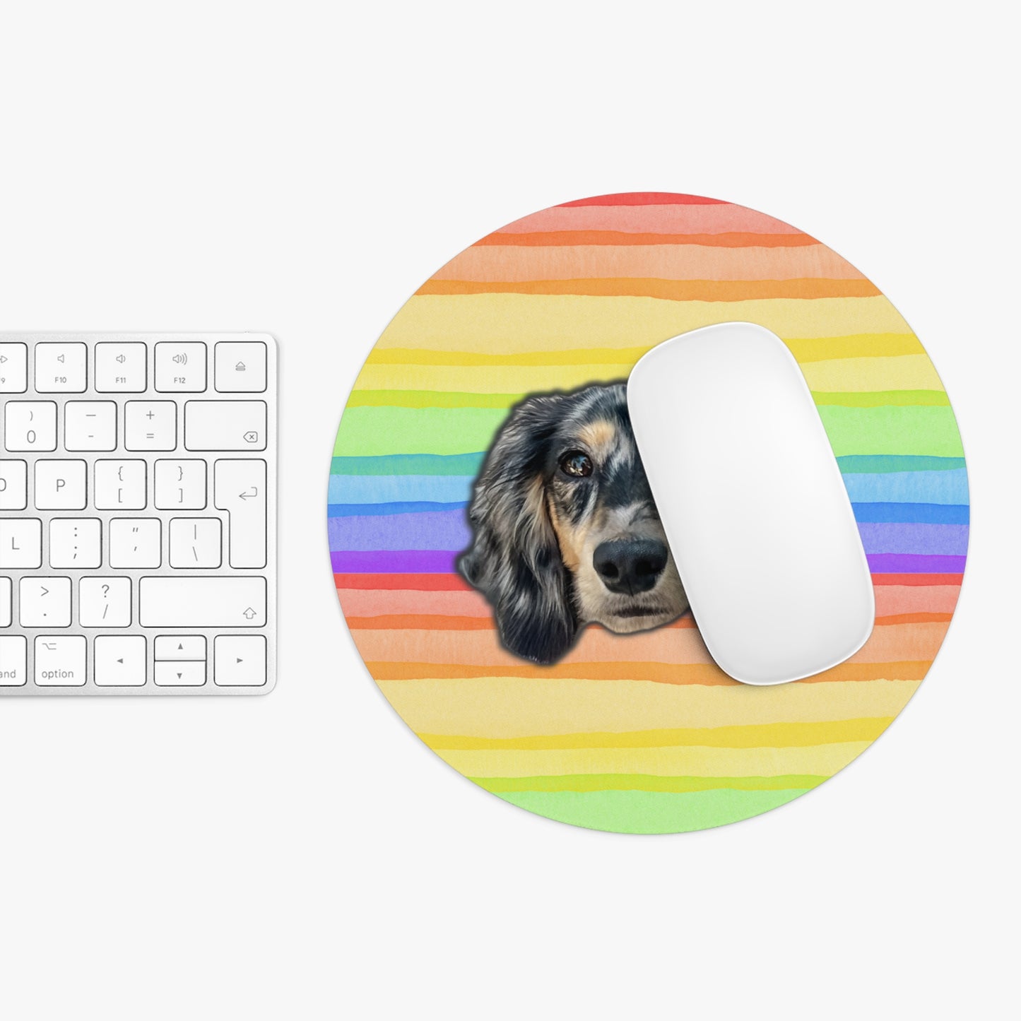 Rainbow Right Bright Mouse Personalized Pad