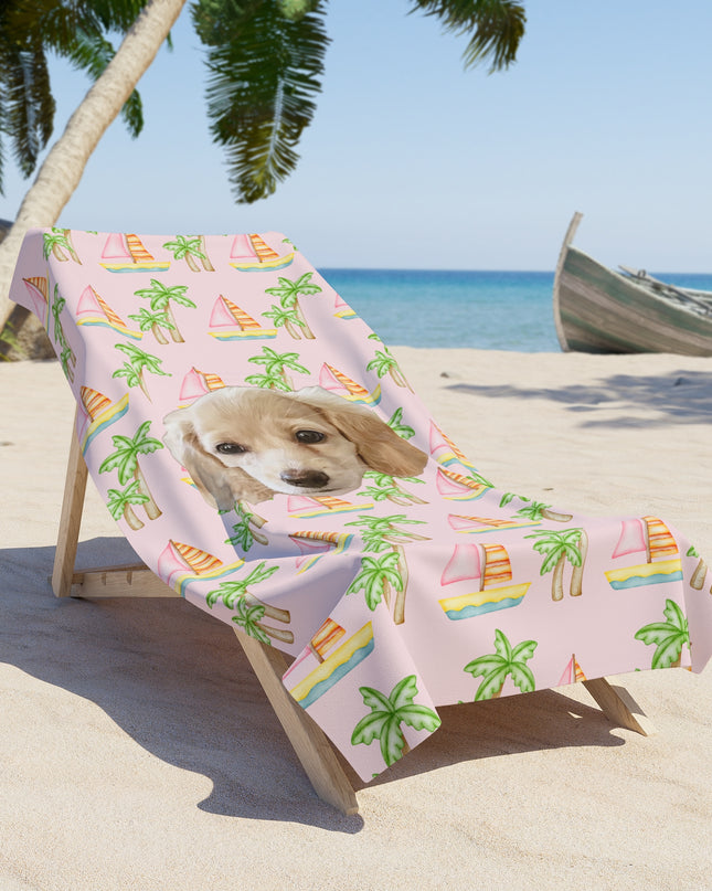 Coastal Sails Custom Beach Towel