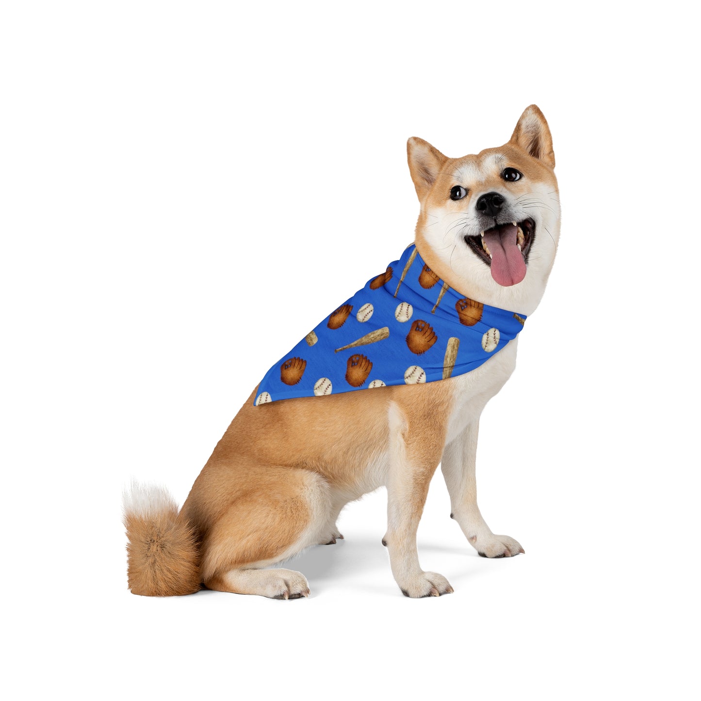 Take Me Out To The Ball Game in Blue Dog Bandana