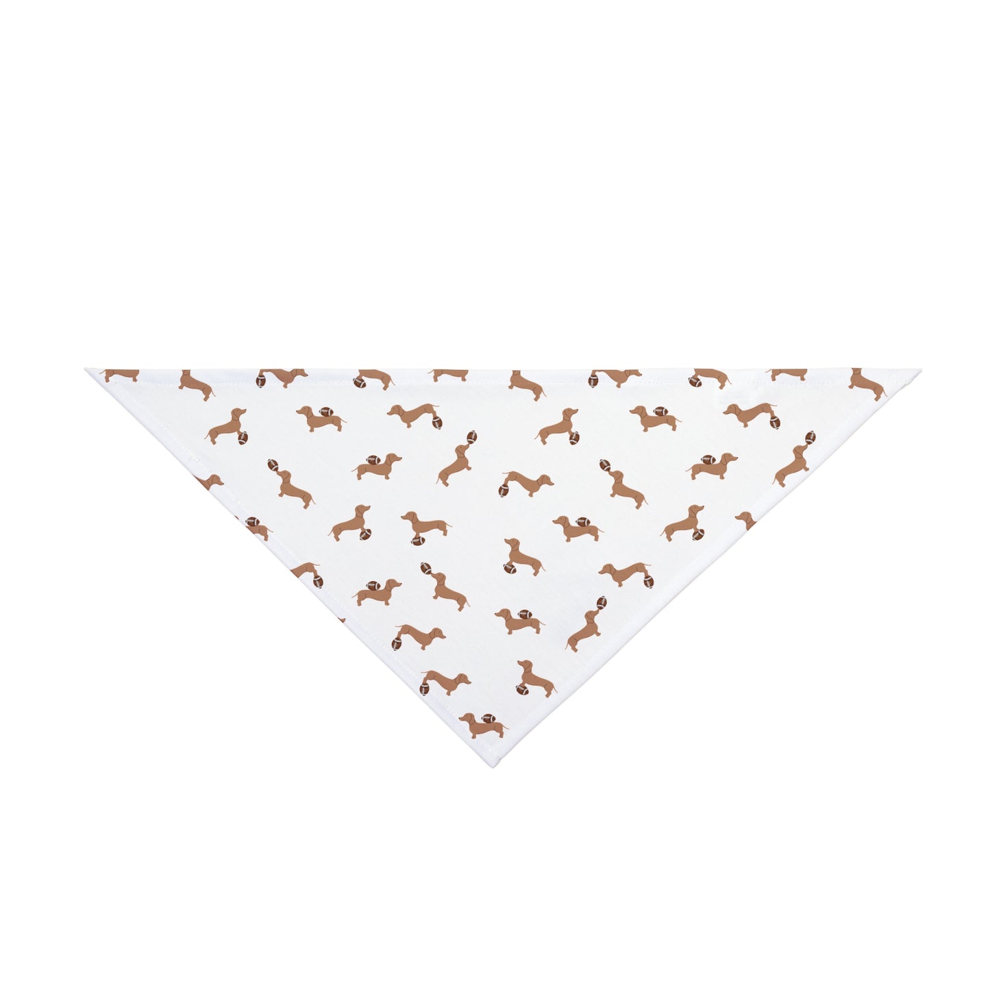 Football Frank Tie On Dog Bandana