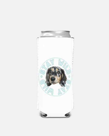 Custom Can Cooler - Stay Wild Summer Brights