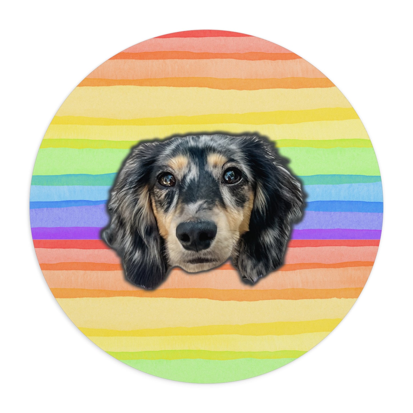 Rainbow Right Bright Mouse Personalized Pad