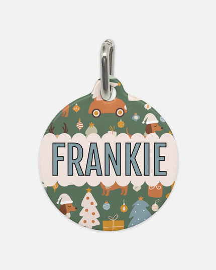 Pet Tag - Dachshund Holiday Wishes