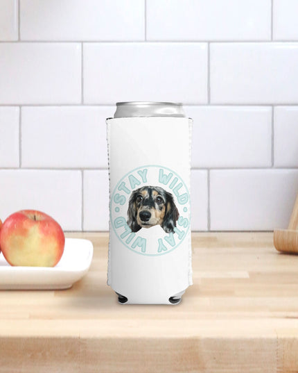 Custom Can Cooler - Stay Wild Summer Brights
