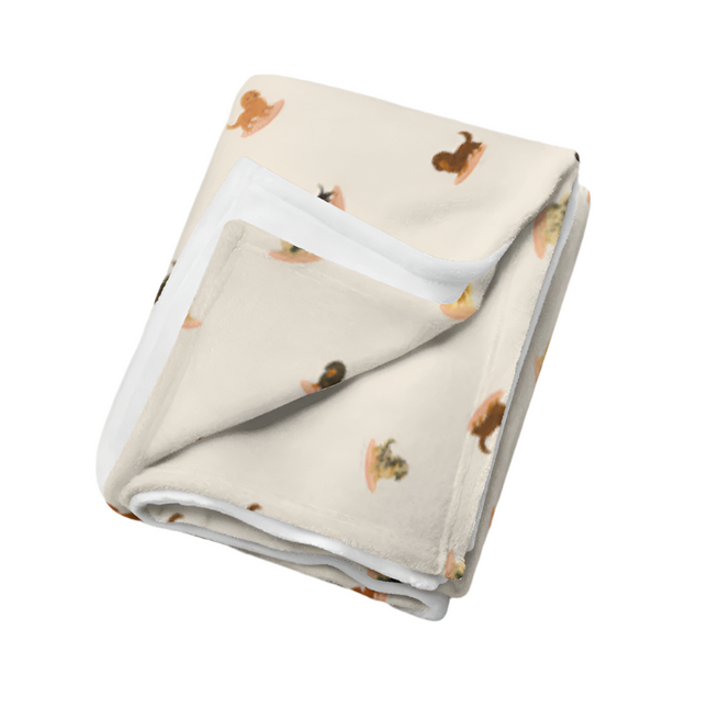 Super Soft Throw Blanket - Doxie Depot Surf Club