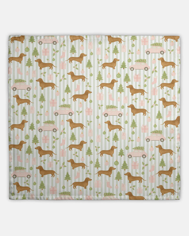 Hostess Towel - Rustic Christmas Wiener Wonderland