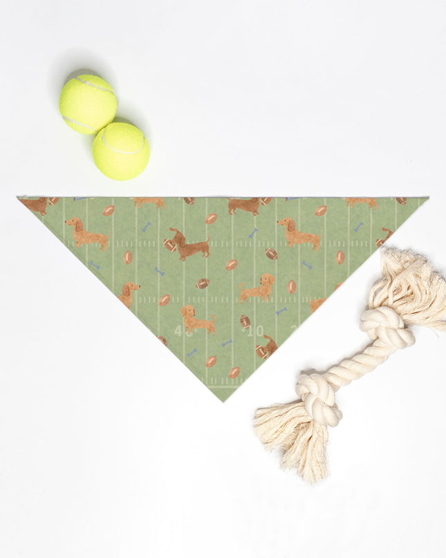 Tie On Dog Bandana – Touchdown Dachshunds