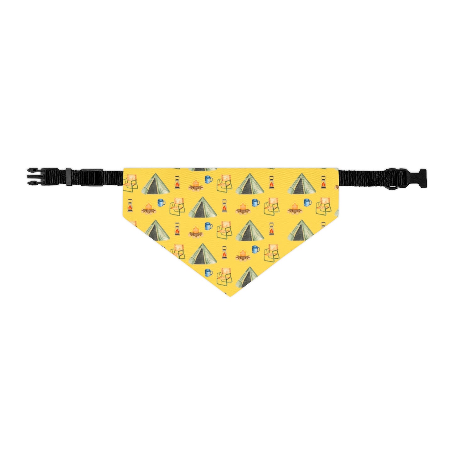 Let's Go Camping Collar Pet Bandana