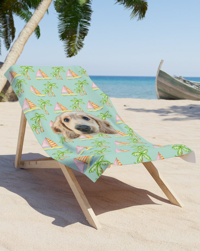 Coastal Sails Custom Beach Towel