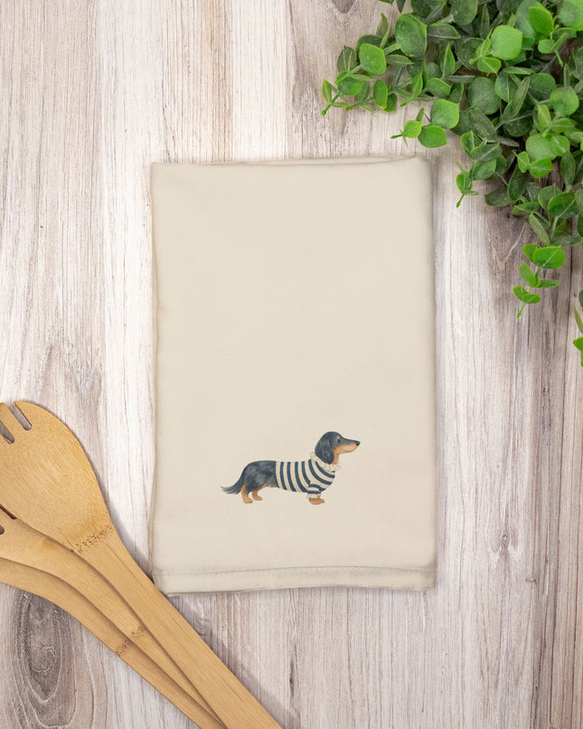 Hostess Towel - Dapple Doxie in Designer