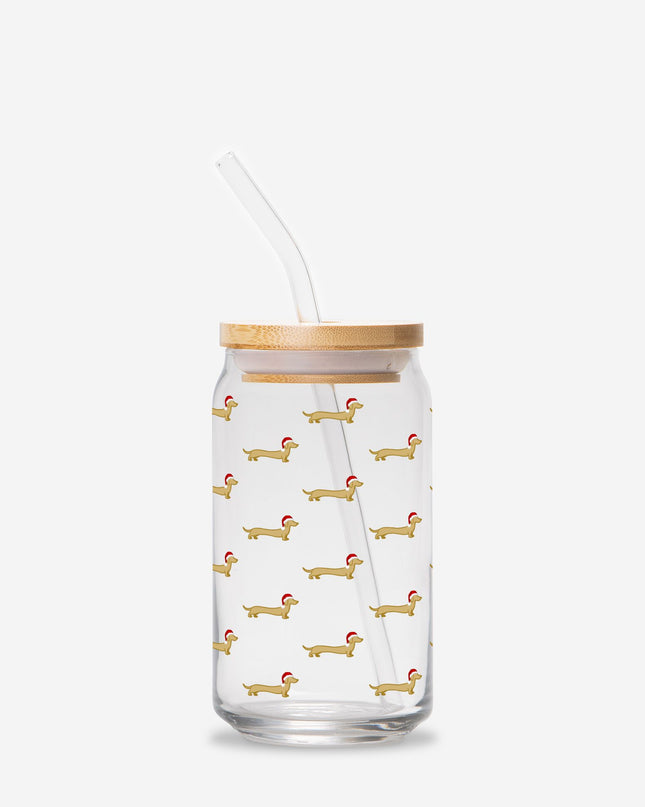 Can Shaped Glass  - Dach of Gold Holiday Edition