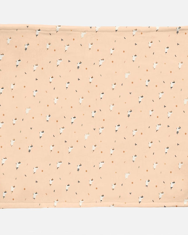 Ghost Halloween Dachshund Minky Blanket - 50" x 60"