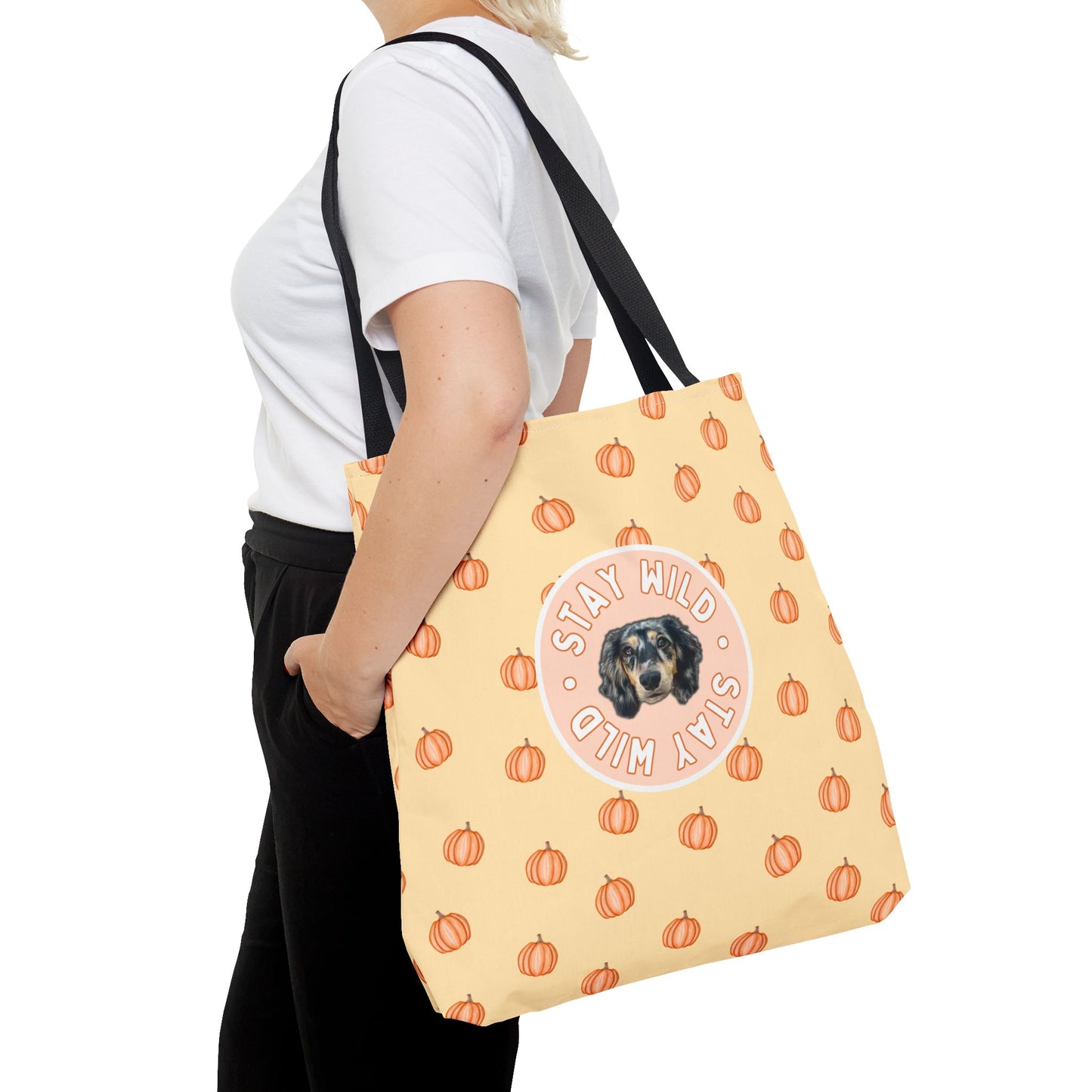 Pumpkin Pastel Party Custom Tote Bag