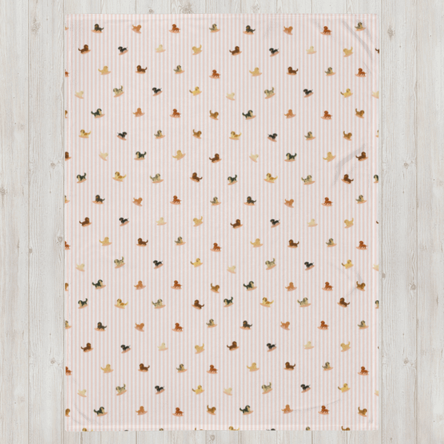Super Soft Throw Blanket - Doxie Depot Surf Club