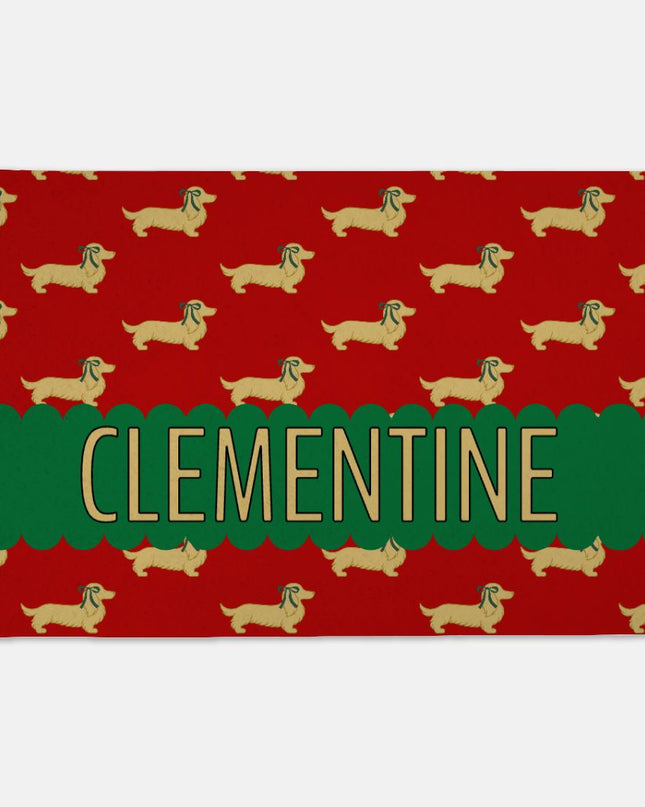 Pet Grub Mat - Dach of Gold Long-Haired Dachshund