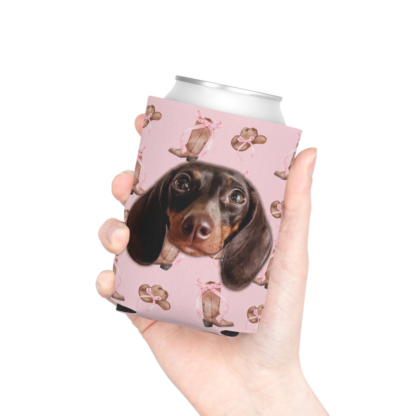 Cowgirlie Couqette Custom Can Cooler Coozie