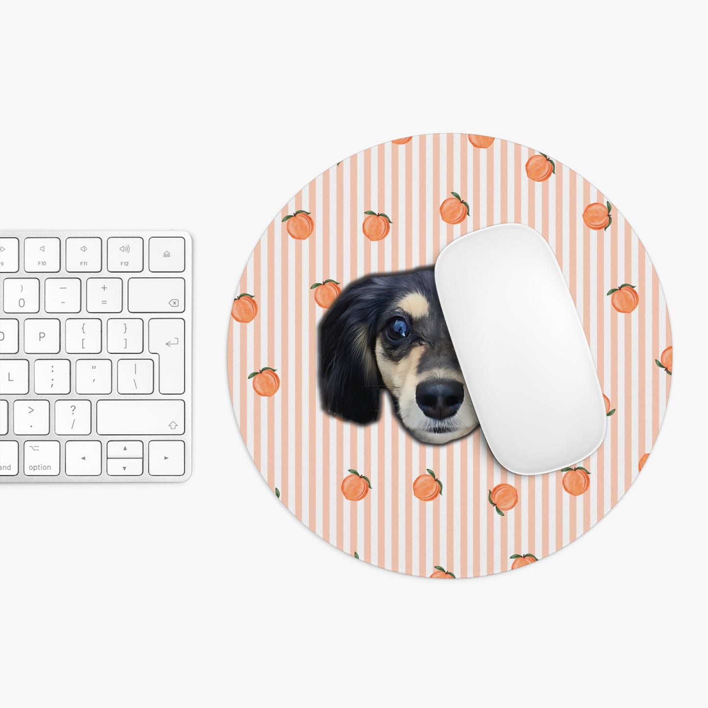 Perfect Peach Personalized Mouse Pad