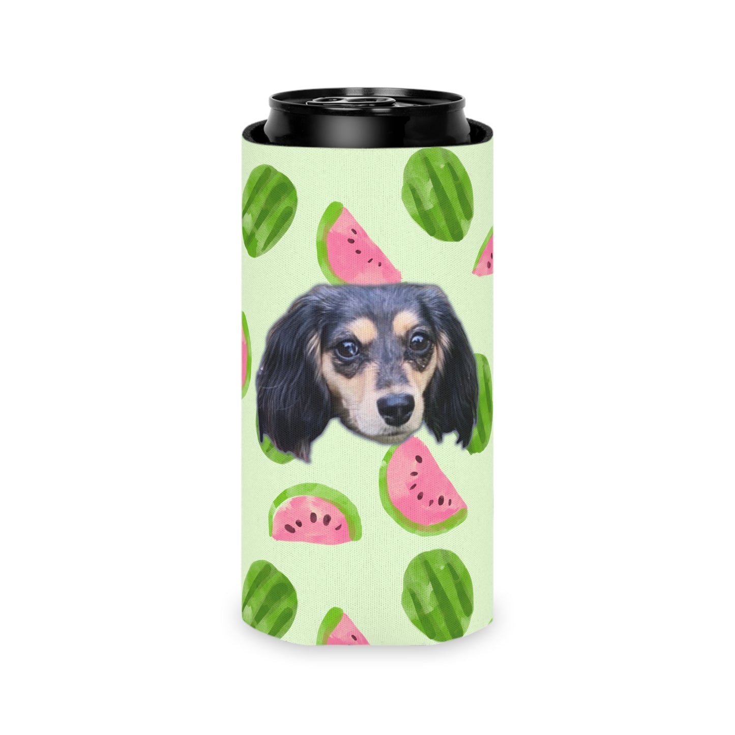 Watermelon Wows Custom Can Cooler Coozie