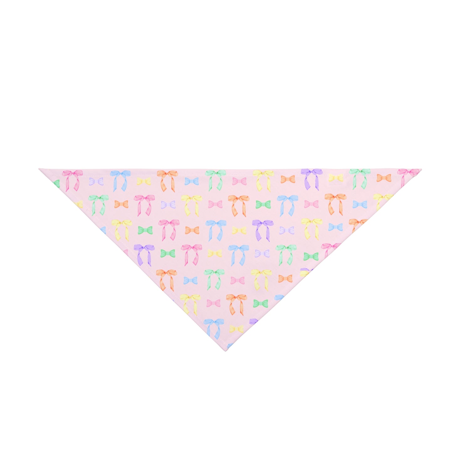 Pastel Bow Party in Light Pink Dog Bandana