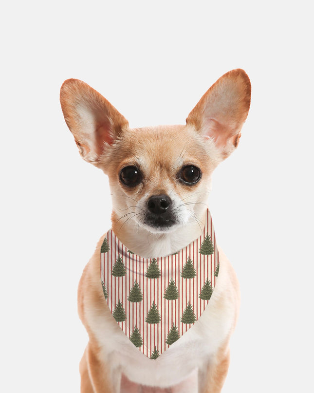 Pet Bandana - Christman Vintage Christmas Trees