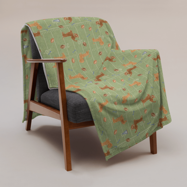 Throw Blanket - Touchdown Dachshunds