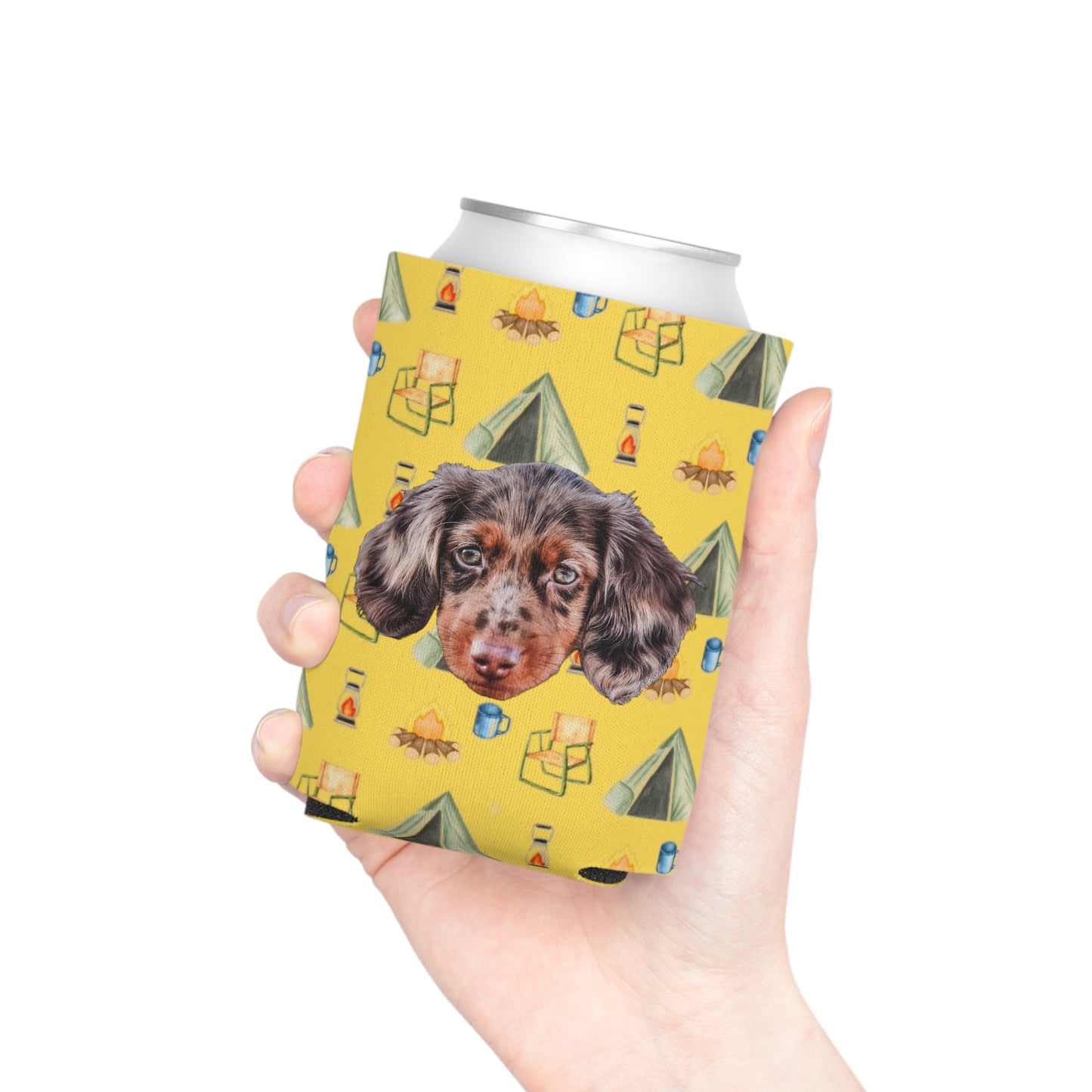 Going Camping Custom Can Cooler Coozie