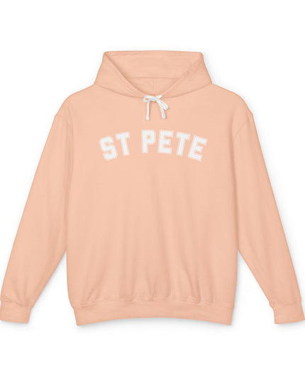 St. Pete Lightweight Hoodie — Minimal Embroidered St. Pete Pullover