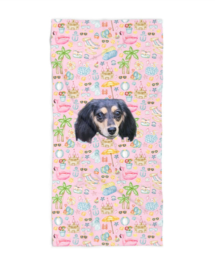 Beach Pawty Custom Beach Towel