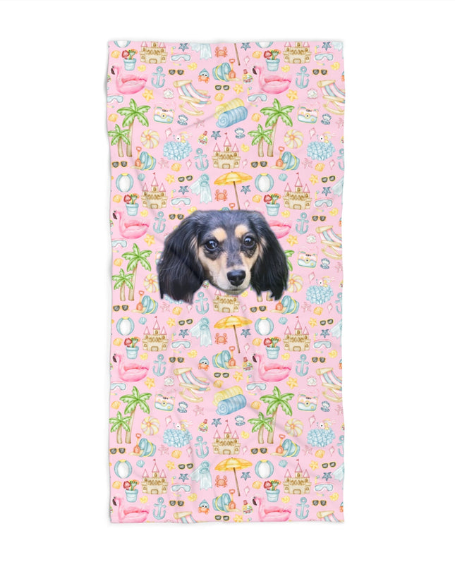 Beach Pawty Custom Beach Towel