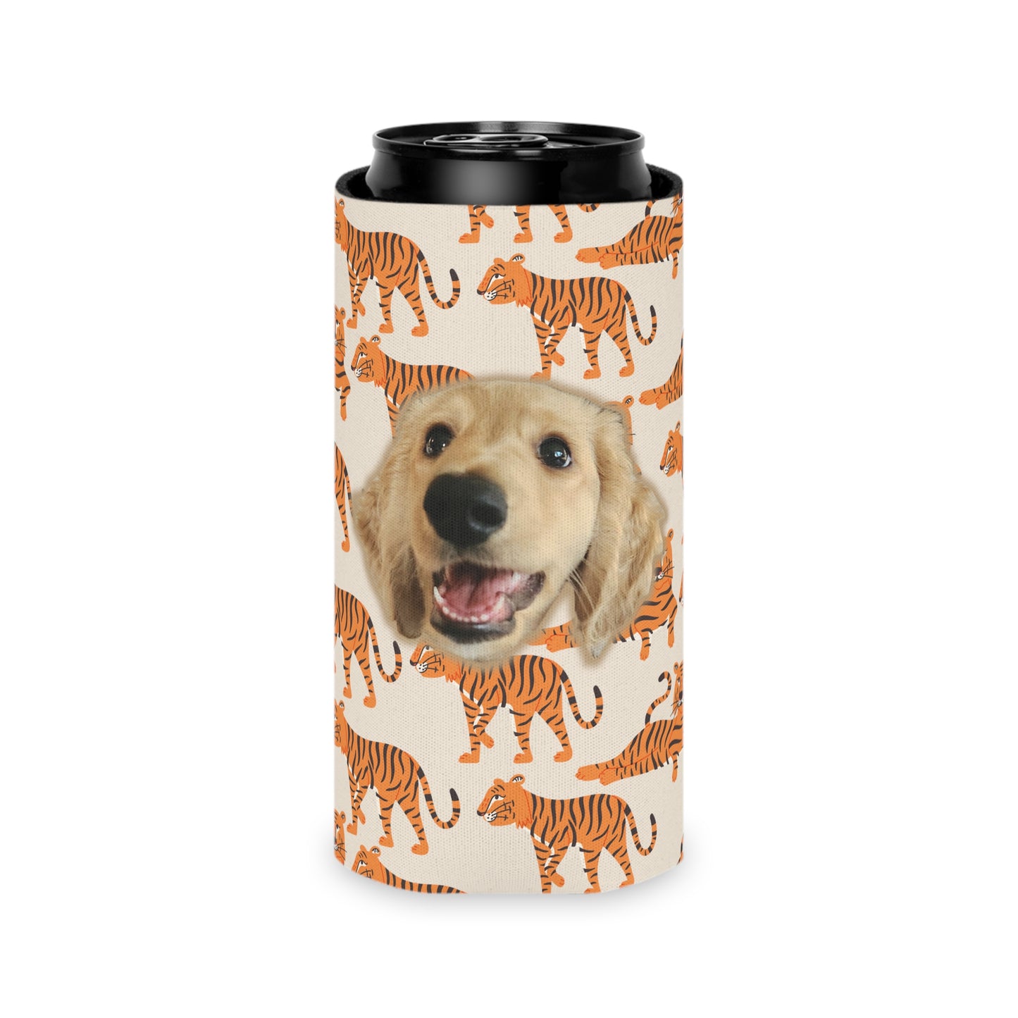 Tiger Time Custom Can Cooler Coozie