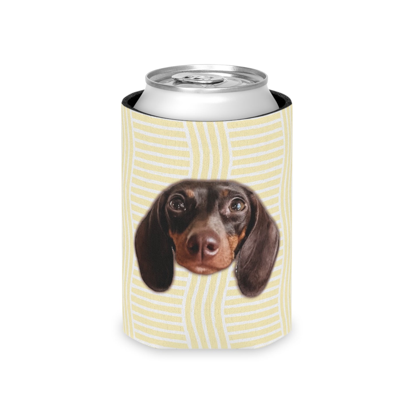 Lemon Lines Custom Can Cooler Coozie