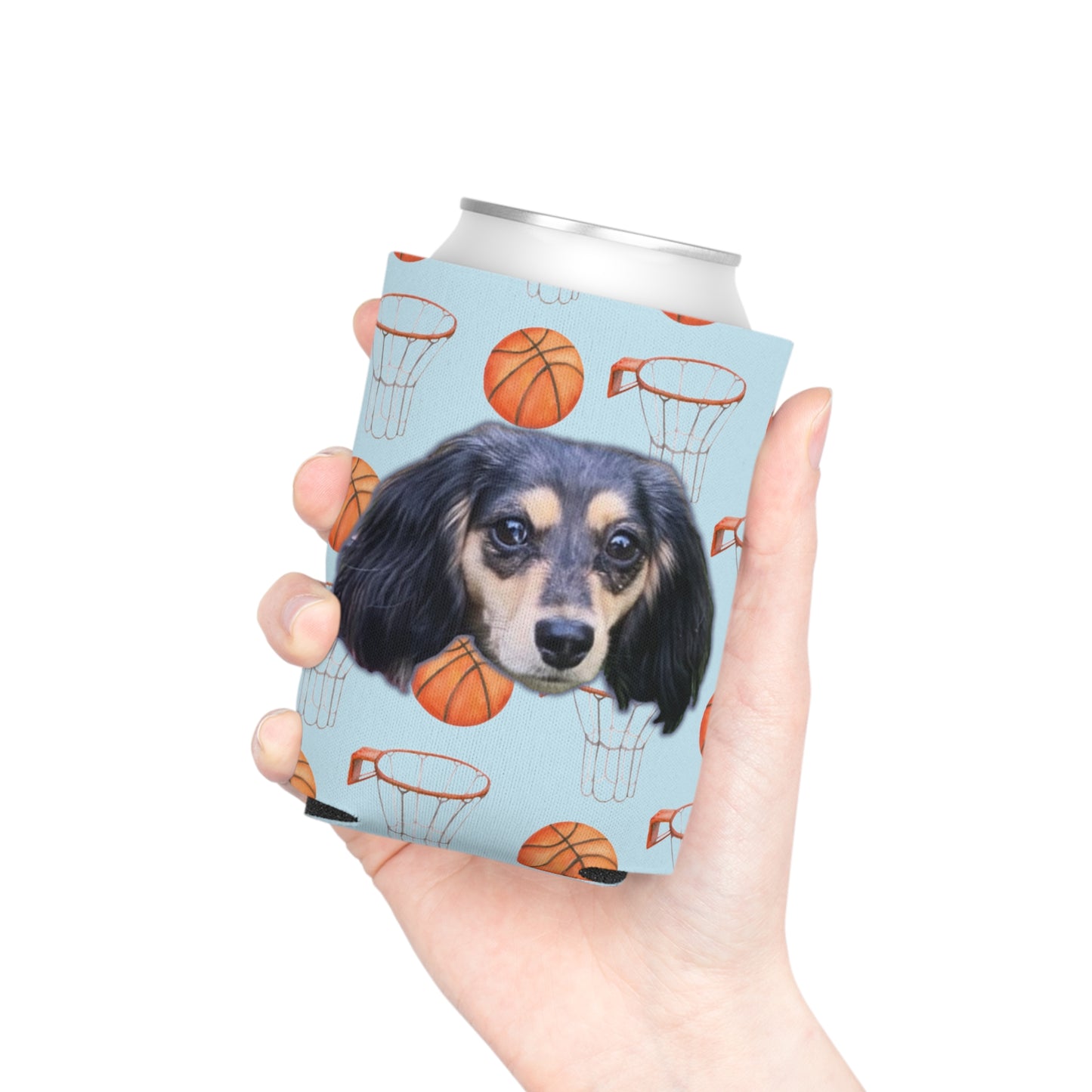 Happy Hoops Custom Can Cooler Coozie