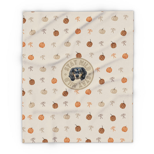 Custom Minky Soft Autumn Coquette Blanket