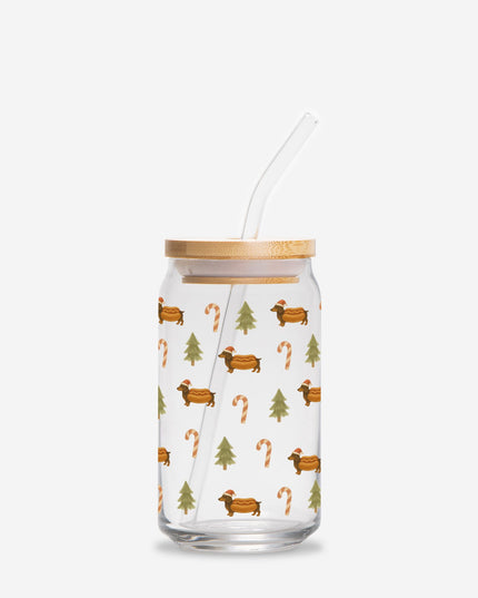 Can Shaped Glass  - Dachshing Through The Buns