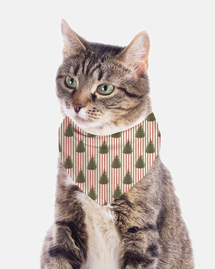 Pet Bandana - Christman Vintage Christmas Trees