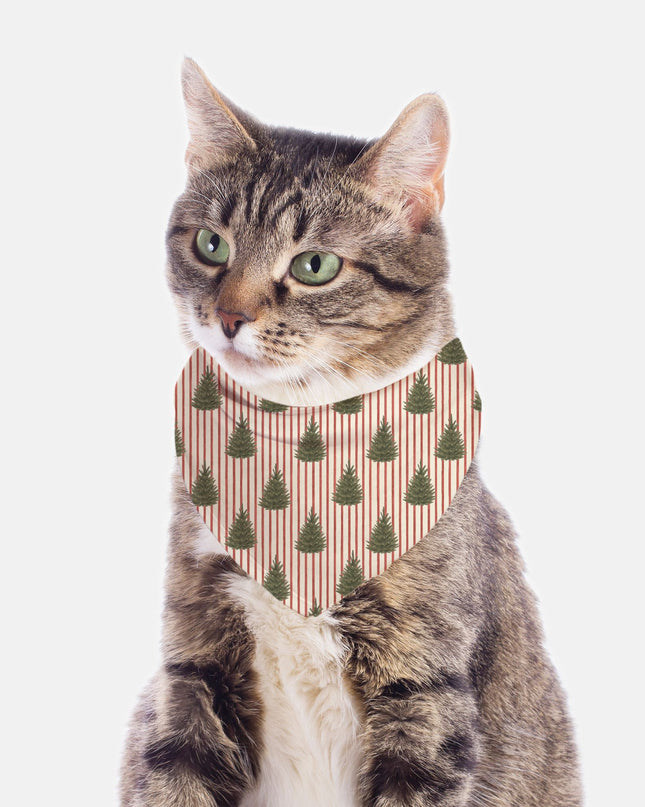 Pet Bandana - Christman Vintage Christmas Trees