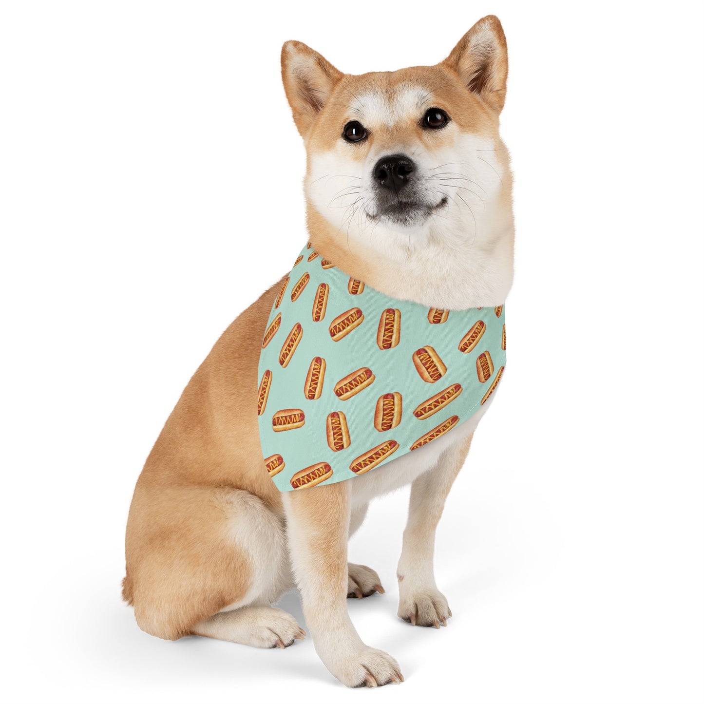 Hot Doggie Dog Collar Bandana