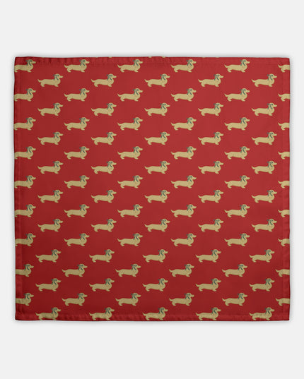Hostess Towel - Dach of Gold Holiday Red