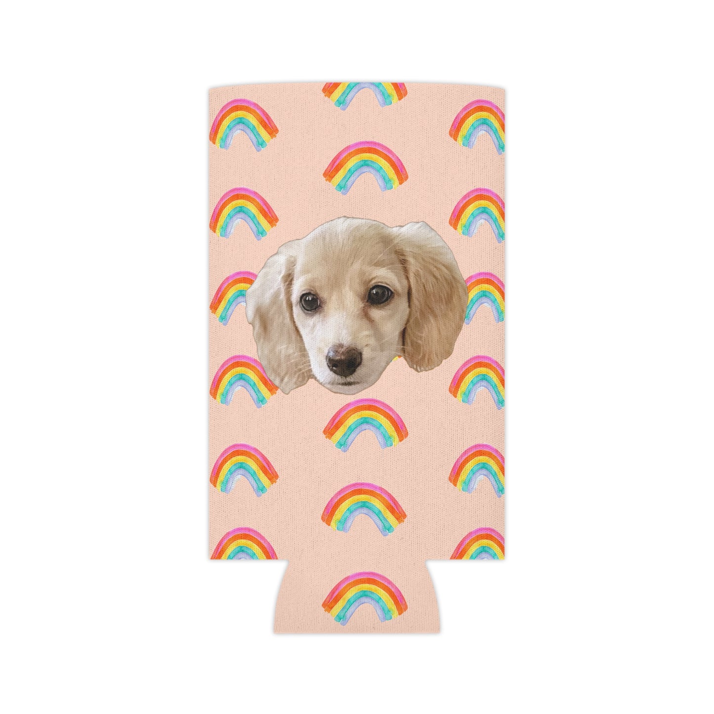 Radiant Rainbow Custom Can Cooler Coozie